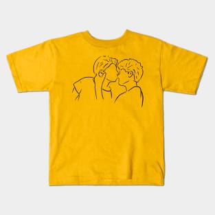 Lucas and Elliot Line Work Kids T-Shirt